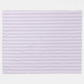 Couverture Polaire Rayures lavande violet (Devant (Horizontal))