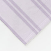 Couverture Polaire Rayures lavande violet (Coin)