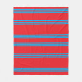 Couverture Polaire Rayures Sea Breeze (Devant)