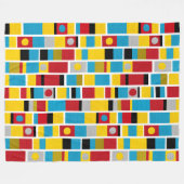Couverture Polaire Rayures Totem (Devant (Horizontal))