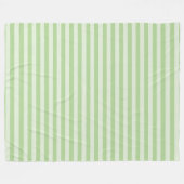 Couverture Polaire Rayures Vertes (Devant (Horizontal))
