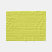 Couverture Polaire Rayures Verticales Chartreuse Jaune Vert (Devant (Horizontal))