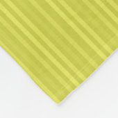 Couverture Polaire Rayures Verticales Chartreuse Jaune Vert (Coin)