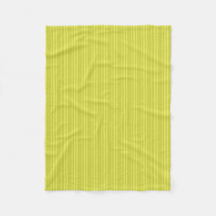 Couverture Polaire Rayures Verticales Chartreuse Jaune Vert