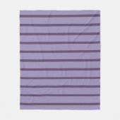 Couverture Polaire Rayures Violettes (Devant)