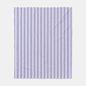 Couverture Polaire Rayures violettes (Devant)