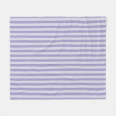 Couverture Polaire Rayures violettes (Devant (Horizontal))