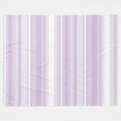 Couverture Polaire Rayures violettes de chardon (Devant (Horizontal))