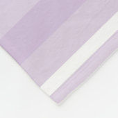 Couverture Polaire Rayures violettes de chardon (Coin)