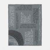 Couverture Polaire RBG - Ruth Bader Ginsburg - Devis (Devant)