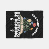 Couverture Polaire Reading 67 Meme Englieacher Funny 67 Book Lover Hu (Devant (Horizontal))