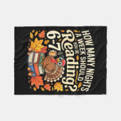 Couverture Polaire Reading 67 Meme Englieacher Funny 67 Turkey  (Devant (Horizontal))