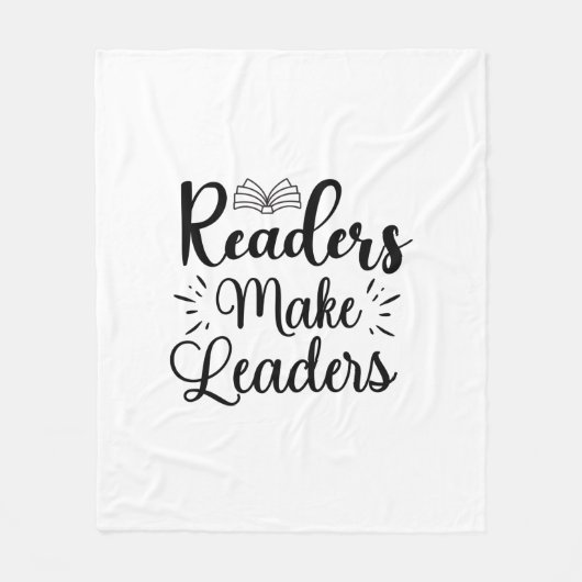 Couverture Polaire Reading Art Readers Make Leaders (Devant)