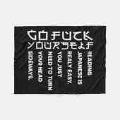 Couverture Polaire Reading Japanese Is Really Easy Shirt Student Quot (Devant (Horizontal))