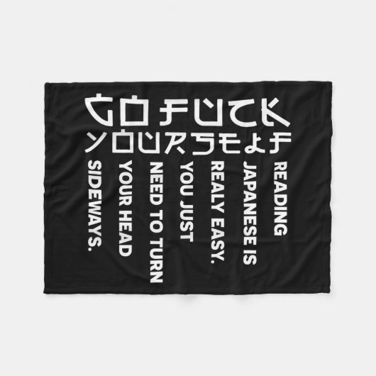 Couverture Polaire Reading Japanese Is Really Easy Shirt Student Quot (Devant (Horizontal))