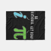 Couverture Polaire Real Be Rational Funny Math Mème Math Math Nerd Jo (Devant (Horizontal))