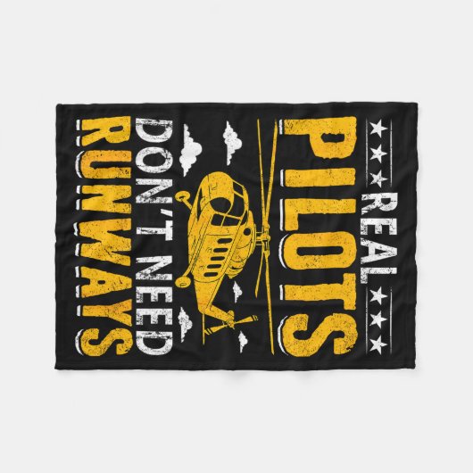 Couverture Polaire Real Lots Don't Need Runways  (Devant (Horizontal))