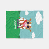 Couverture Polaire Reba la vache (Devant (Horizontal))