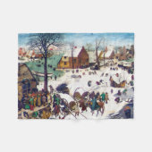 Couverture Polaire Recensement à Bethléem, Pieter Bruegel (Devant (Horizontal))