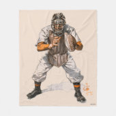 Couverture Polaire Receveur de base-ball (Devant)