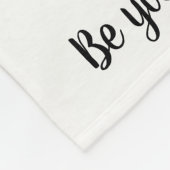 Couverture Polaire Receveur de rêve d'arc-en-ciel d'aquarelle et mots (Coin)