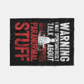 Couverture Polaire Recherche de fantômes Avertissement Paranormal Enq (Devant (Horizontal))