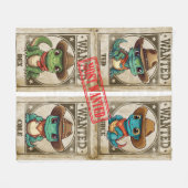 Couverture Polaire Recherché Kawaii Iguana (Devant (Horizontal))