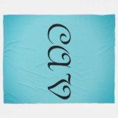 Couverture Polaire Recoleta Cornflower Bleu (Devant (Horizontal))