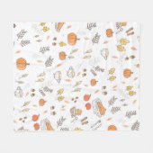 Couverture Polaire Récolte Automnale Cosy (Devant (Horizontal))