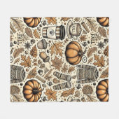 Couverture Polaire Récolte d'automne (Devant (Horizontal))