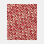 Couverture Polaire Rectangle double bonheur Mariage chinois classique (Devant)