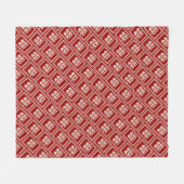 Couverture Polaire Rectangle double bonheur Mariage chinois classique (Devant (Horizontal))