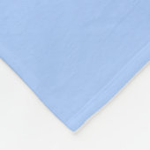 Couverture Polaire Rectangles bleu clair et bleu foncé (Coin)