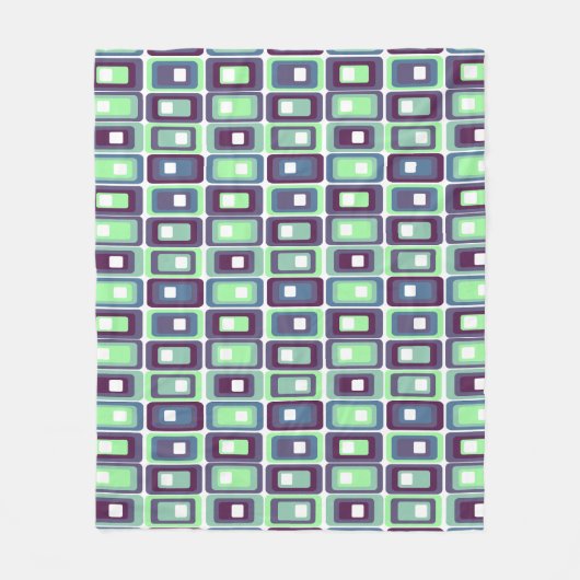 Couverture Polaire Rectangles empilées (Devant)