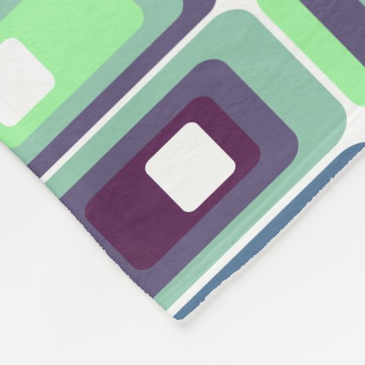 Couverture Polaire Rectangles empilées (Coin)