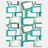 Couverture Polaire Rectangles modernes du milieu du siècle (Devant)