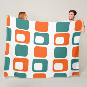 Couverture Polaire Rectangles ouvertes et fermées