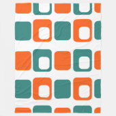 Couverture Polaire Rectangles ouvertes et fermées (Devant)