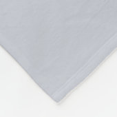 Couverture Polaire Rectangles rouge et gris (Coin)