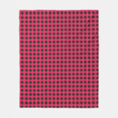 Couverture Polaire Red Buffalo Plaid Check Winter Rustic Patterned (Devant)