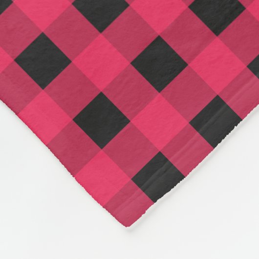 Couverture Polaire Red Buffalo Plaid Check Winter Rustic Patterned (Coin)