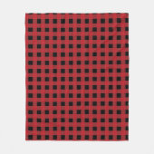 Couverture Polaire Red Buffalo Plaid Holiday (Devant)