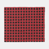 Couverture Polaire Red Buffalo Plaid Holiday (Devant (Horizontal))
