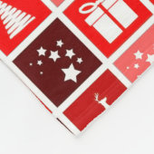 Couverture Polaire Red Christmas Holiday Cute Tree Reinder (Coin)