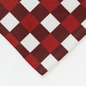 Couverture Polaire Red Christmas Pattern Fleece Blanket (Coin)
