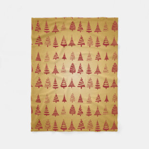 Couverture Polaire Red Christmas se bat contre l'or