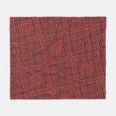 Couverture Polaire red chritmas happy day candy background (Devant (Horizontal))