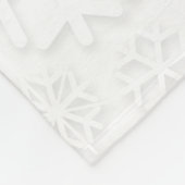 Couverture Polaire Red Deer Et Snowflakes (Coin)