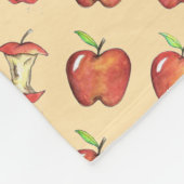 Couverture Polaire Red Delicious Apples Enseignant des fruits (Coin)