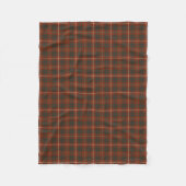 Couverture Polaire Red et Green Bruce Clan Tartan (Devant)